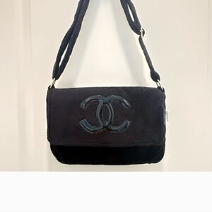 CC Precision VIP/GWP Novelty Teddy Plus Black On Black Logo Crossbody